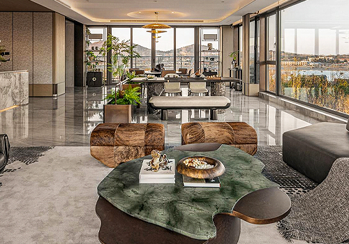 MUSE Design Awards Winner - Yantai Tianyao Guanhai 235 Apartment by Shanghai Huabo Interior Design Co., Ltd