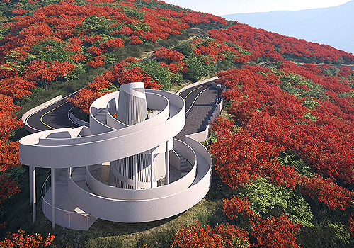 MUSE Design Awards - Azalea Blossom Sea: Topographic Tapestry of YangmingShan
