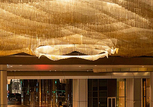 MUSE Design Awards - Qiantan taikoo Commercial Entrance Ceiling Art Installation