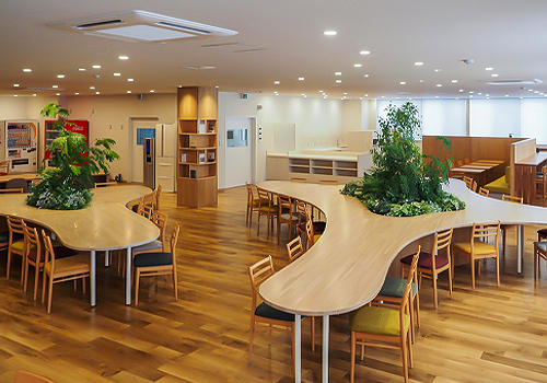 MUSE Design Awards - NNP Electronics Headquarters Plant - Staff cafeteria