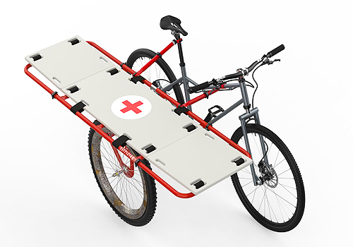 MUSE Design Awards Winner - Universal Stretcher + – Modular Emergency Transport System by Pratt Institute