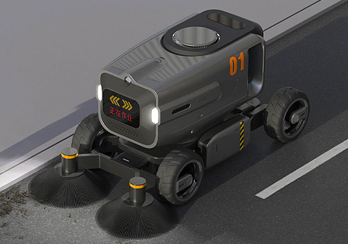 MUSE Design Awards Winner -  Urban Intelligent Cleaning Robot by LuXun Academy of Fine Arts