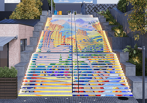 MUSE Design Awards - Saryan Steps: Where Urban Living Embraces Art
