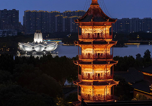 MUSE Design Awards - Lotus Gathers Pure Radiance,Pagoda Holds Warm Glow