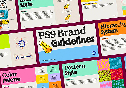 MUSE Design Awards Winner - Public School 9 Brand Identity by Billur Eda Bilgi