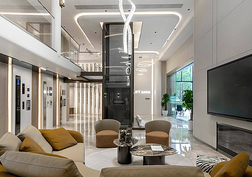 MUSE Design Awards Winner - Shanghai Puxio Villa Elevator Exhibition Hall by SL LAboRATORY