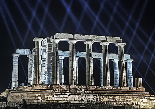 MUSE Design Awards - The Audiovisual Launch Event for the new lighting of the Temple of Poseidon