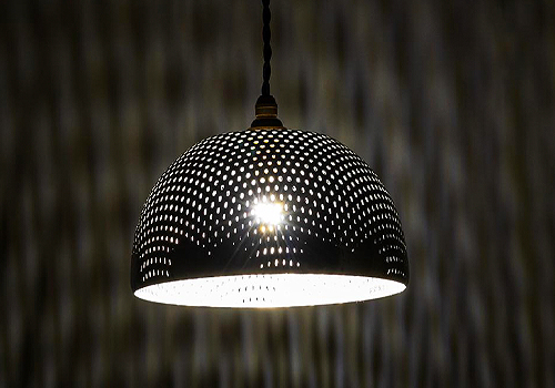 MUSE Design Awards - Perforated Metal Spinning Lamp