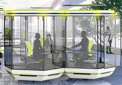 MUSE Design Awards Winner - MOBIPOD:Net-Zero Energy Future Office Ecosystem by Shandong University of Art and Design