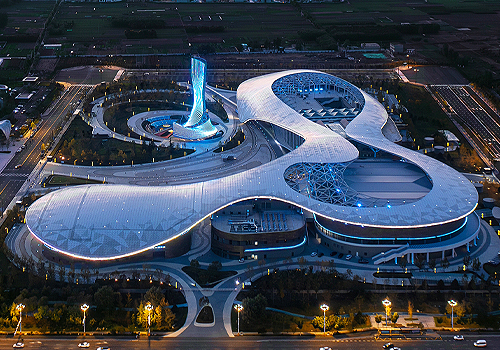 MUSE Design Awards Winner - Dingzhou Cultural and Sports Center by Architectural Design & Research Institute of Tsinghua University Co., LTD.