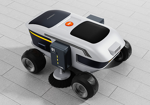 2025 MUSE Design Awards Winner - URBEAT Smart City Clean Vehicle Design by QingHua Zhong, YaFei Zhang, and YeYing Wu