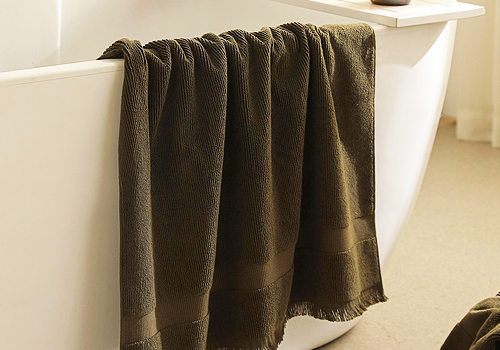 MUSE Design Awards - Maillard Pastoral Fringed Bath Towel