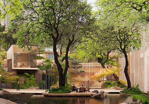 2025 MUSE Design Awards Winner - SHANGHAI CENTRAL PARK 199 by LANSONG DESIGN GROUP