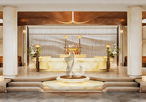 2026 MUSE Design Awards Winner - Longfor Central Jing Song Clubhouse, Foshan by Shanghai Pumi Environmental Art Design Co., Ltd.