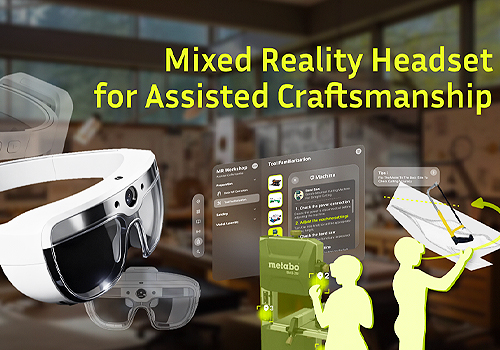 MUSE Design Awards Winner - Mixed Reality Headset for Assisted Craftsmanship