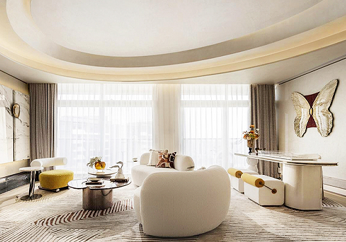 2026 MUSE Design Awards Winner - Nanchi Swan Lake 266 Top-Floor Duplex Show Flat by October Design＆Sichuang Design