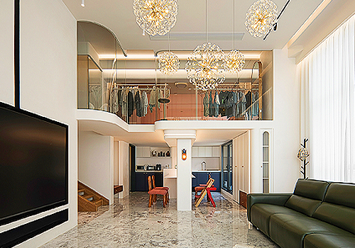 2026 MUSE Design Awards Winner - Vanke Binyue Center Duplex Apartment by Shao An (Shao Jianqiang)