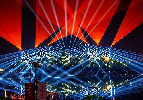 2026 MUSE Design Awards Winner - Ode to Mother— Nanhu Park Digital Media Light Show by FYLB (Beijing) Digital Public Art