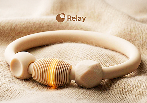 2026 MUSE Design Awards Winner - Relay: An Assistive Bead Bracelet for Aphasia by Pratik & Jingya