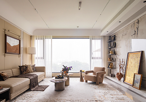 2026 MUSE Design Awards Winner - Nanning Future Realm 129㎡ 3-Generation Quality Home Showflat by SHENZHEN WEIMING DESIGN CONSULTING CO., LTD