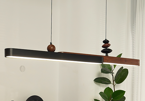MUSE Design Awards Winner - Stacked Stone Glow Linear Pendant Light