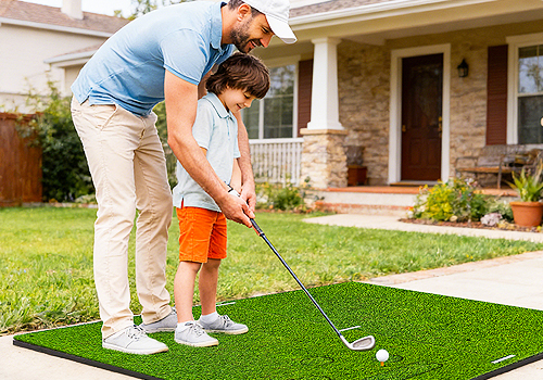 2026 MUSE Design Awards Winner - Dual-Mode Transformable Golf Hitting & Putting Training Mat by Shenzhen Winthai Tech Co., Ltd.