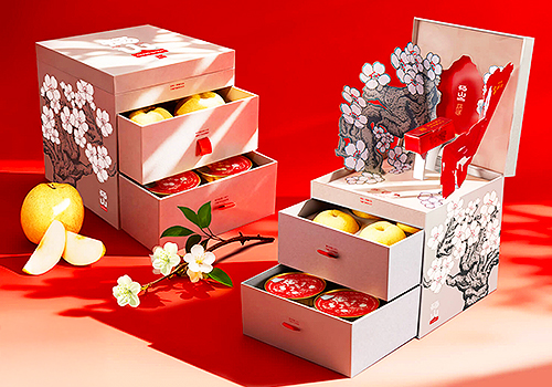 2026 MUSE Design Awards Winner - Bloom to Fruit — Dangshan Orchard Packaging System by Method Imagination