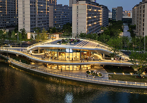 2026 MUSE Design Awards Winner - Human-Light Interactive Starview Walkway by Huanguzhidao (HG) Lighting Technology Co., Ltd.