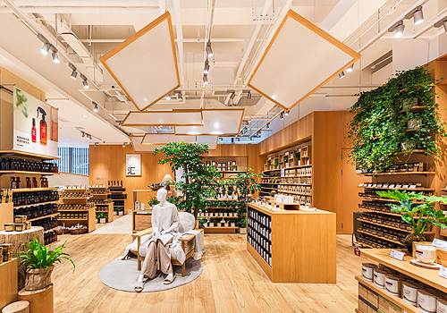 MUSE Design Awards Winner - MUJI SHANGHAI NEO YOUNG 6 : TIDAL RHYTHM · URBAN SYMBIOSIS