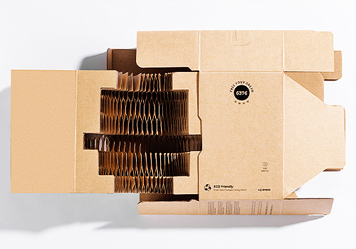 MUSE Design Awards Winner - Bionic Honeycomb All-Paper Foldable Cushion System for Photo