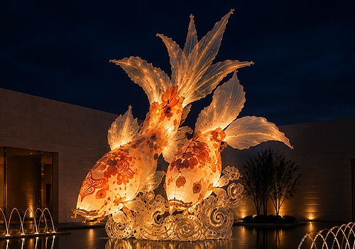 MUSE Design Awards Winner - Interactive Light Installation: Before Fish Become Birds by Zhiyi Zhang Studio
