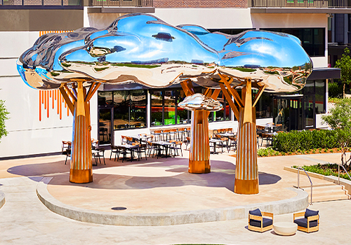 2026 MUSE Design Awards Winner - Cloud Trees & Cloud Puncher by Brad Oldham Sculpture