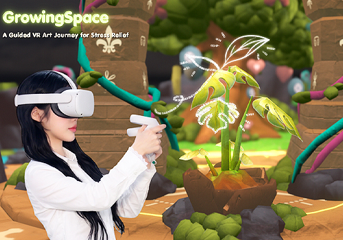 MUSE Design Awards Winner - GrowingSpace: A Guided VR Art Journey for Stress Relief