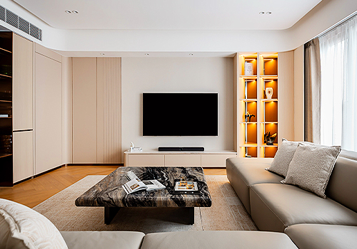 MUSE Design Awards Winner - “Luminous Serenity: A Home Woven with Curves and Warmth”