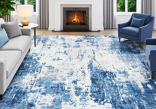 2026 MUSE Design Awards Winner - Blue Latitude — Ocean-Weathered Washable Rug Collection by Shenzhen Starise Creation Technology Co., Ltd
