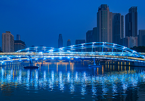 MUSE Design Awards Winner - JINFU Bridge Lighting Design by TORYO International Lighting Design Center