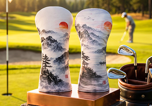 2026 MUSE Design Awards Winner - Ink & Mist — Shan Shui Golf Head Covers by Funday Golf