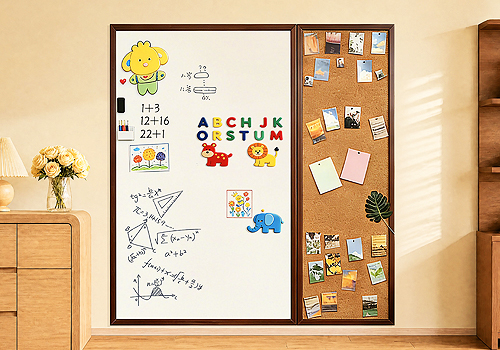 2026 MUSE Design Awards Winner - Yubanqiang: Wooden-framed white/green board + cork board by Shanghai Qiqianxue Industrial Co., Ltd.