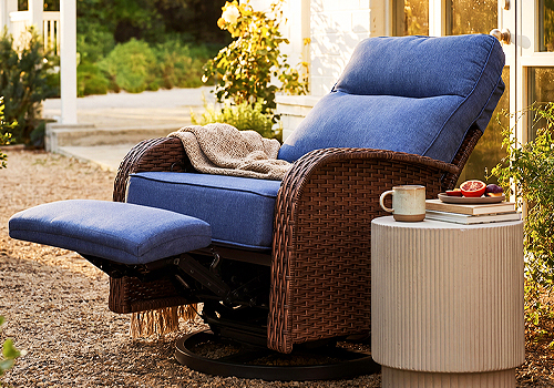 MUSE Design Awards Winner - VELSCAPE Multifunctional Outdoor Swivel Glider Recliner
