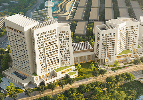 2026 MUSE Design Awards Winner - Xinjiang Huamei Shengdi Kashgar InterContinental Hotel Clust by Dongda International Architecture & Engineering Co., Ltd