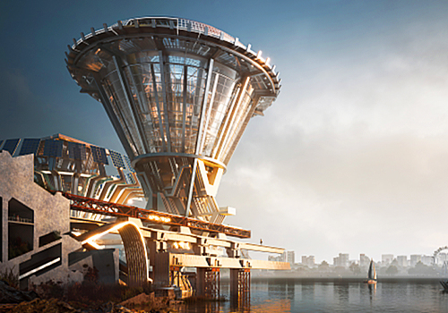 MUSE Design Awards Winner - Governors Island: Self-Sustaining Micro Ecological Island by Siyu Gao