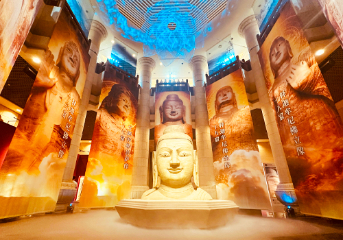 2026 MUSE Design Awards Winner - Yungang Grottoes World Heritage Special Exhibition by ECUST | Creplus Design
