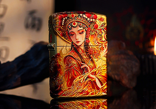 2026 MUSE Design Awards Winner - The Opera Performer in Red  by Qianyu Culture (Tianjin) Co., Ltd.