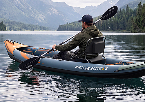 2026 MUSE Design Awards Winner - Angler Elite X1 Fishing Kayak Set by Bestway Inflatables & Material Corp.