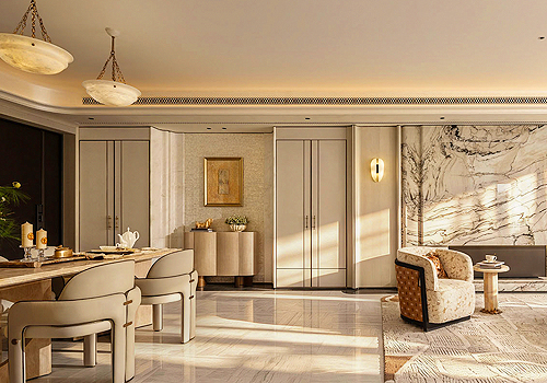 2026 MUSE Design Awards Winner - POLY ELYSIAN MODEL ROOM by TRD Design
