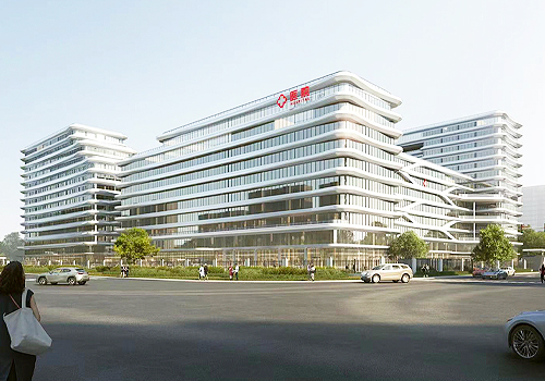2026 MUSE Design Awards Winner - Hospital Design at Xindu Road and Beishe Road by ZHEJIANG UNIVERSITY OF TECHNOLOGY ENGINEERING DESIGN GROUP CO.LTD