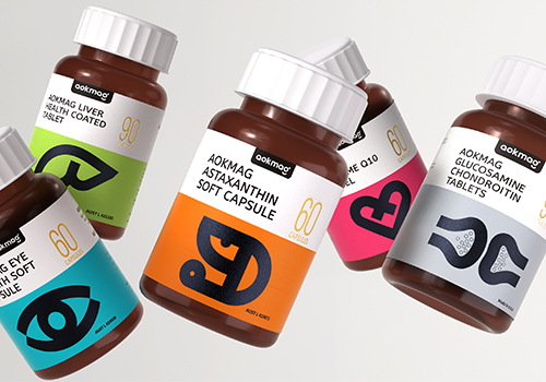 MUSE Design Awards - AOKMAG Nutritional Dietary Supplements Packaging