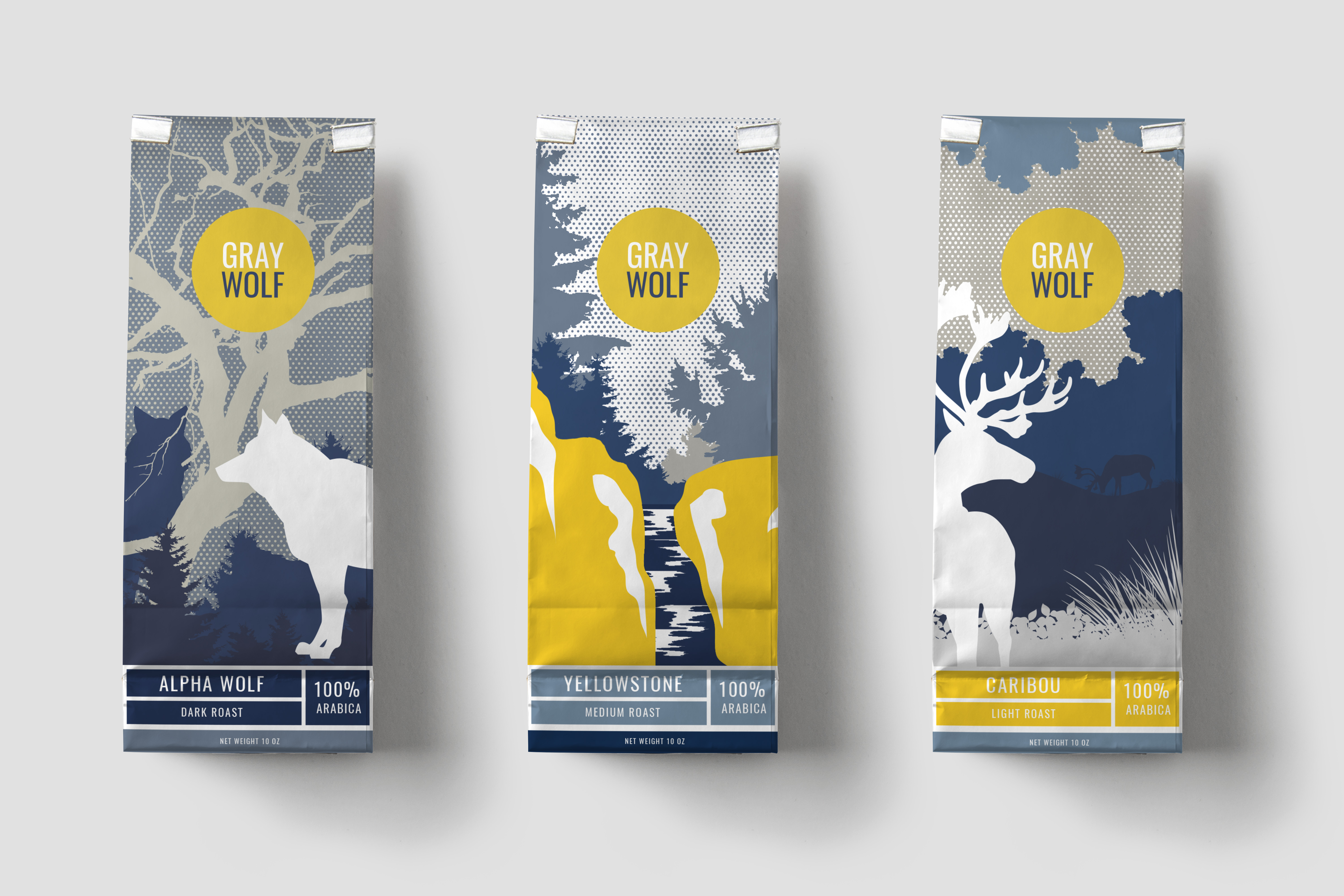MUSE Design Awards - Gray Wolf Coffee