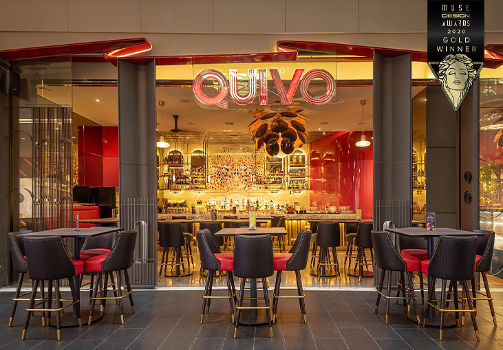 QUIVO Restaurant Designed By Swofinty Design Selected As Gold Award Winner In 2020 MUSE!