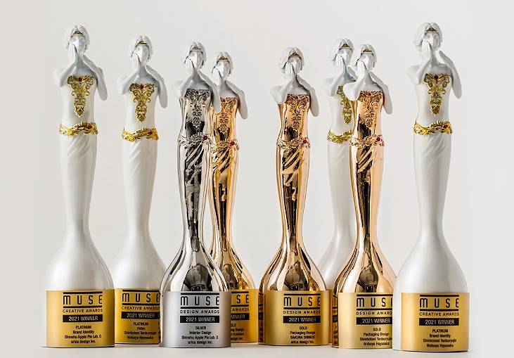 Arica Design Inc. won 5 awards at the Muse Design Awards!